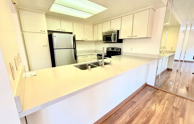 Cupertino- Beautifully updated townhome with balcony and attached garage.