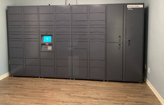 Package Room with 24-Hour Hub Package Locker