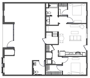 2 beds, 2 baths, 1,820 sqft, $2,527