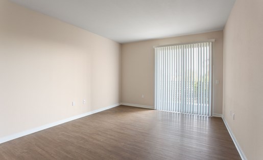 Living Area with Large Windows at Sherman Circle, Van Nuys, 91405