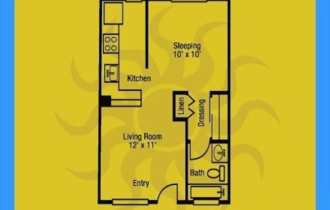 Studio, 1 bath, 455 sqft, $1,885, Unit 81-105