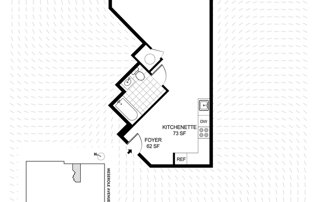 Studio, 1 bath, $4,450, Unit 1I