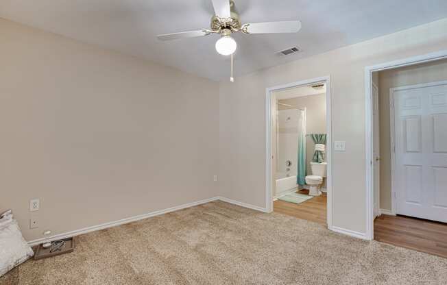Carpeted Bedroom at Cleburne Terrace, Cleburne, TX