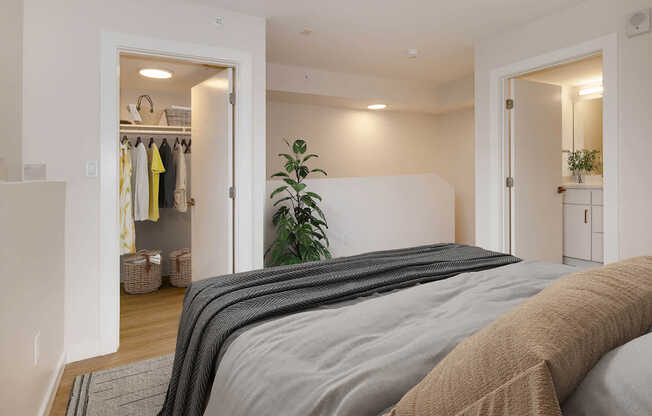 Bedroom with Hard Surface Flooring