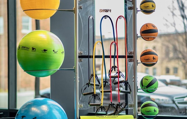 A Smart Balance Ball is a piece of exercise equipment that helps improve balance and core strength.