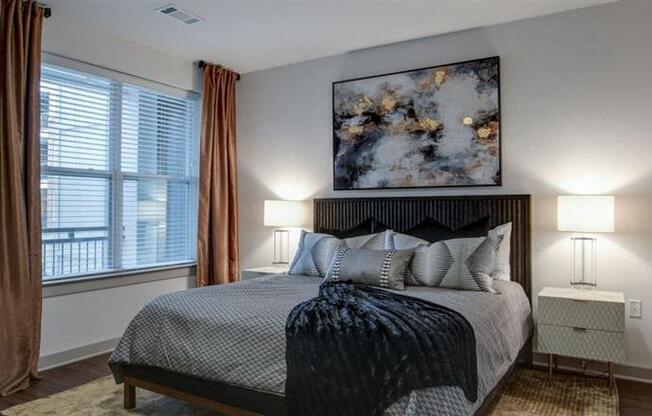 Beautiful Bright Bedroom With Wide Windows at Paxton Cool Springs, Franklin, TN