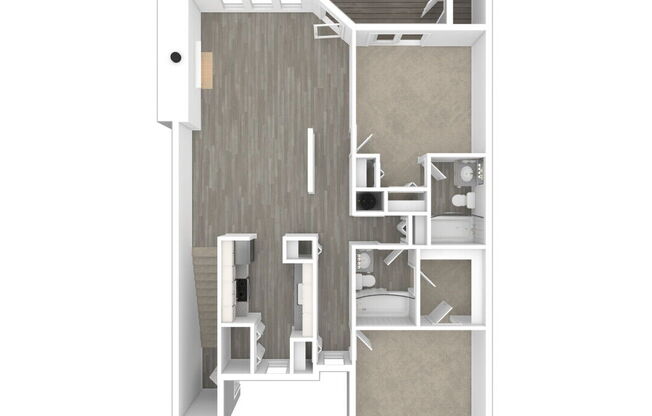 2 beds, 2 baths, 1,229 sqft, $2,062