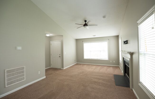 Charming 3 bedroom 2 bath ranch style home in Greensboro with covered front porch!