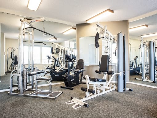 Fitness Center at Sunset Park Apartments, Seattle, WA, 98146