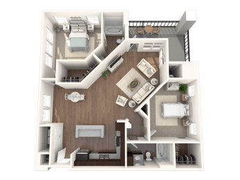2 beds, 2 baths, 1,220 sqft, $1,974