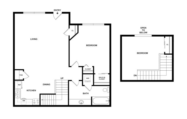 1 bed, 1 bath, 868 sqft, $1,094