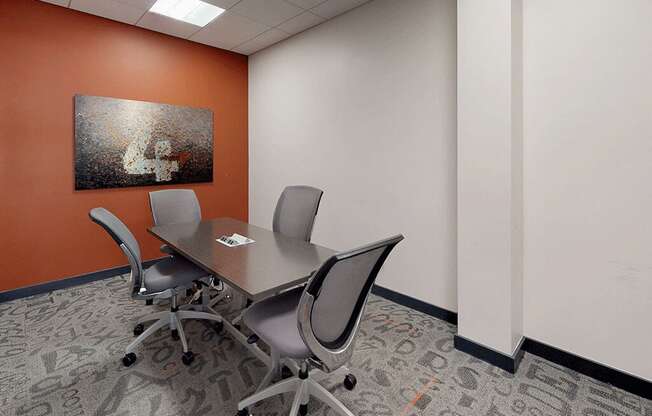 Conference room at Trillium Apartments, Fairfax