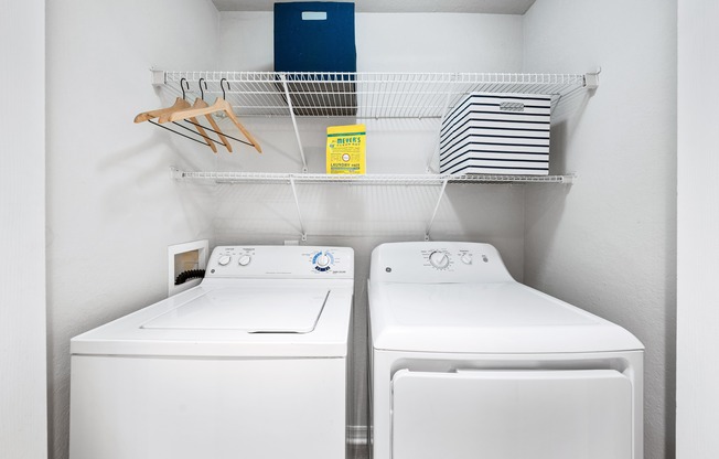 washer and dryer