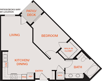 1 bed, 1 bath, 745 sqft, $3,135
