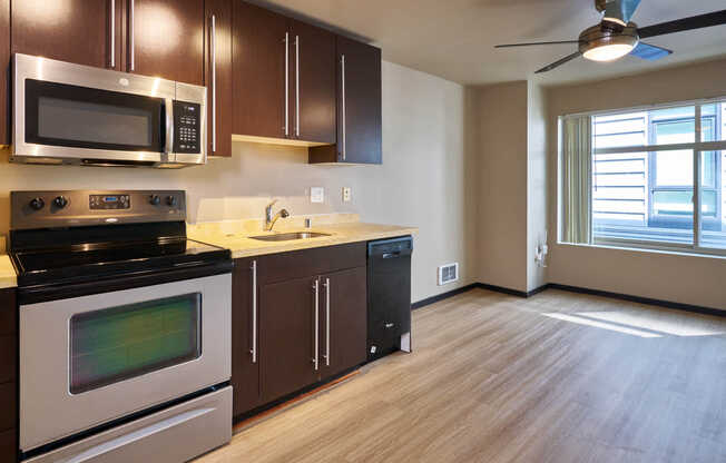 Kitchen with Stainless Steel Appliances
