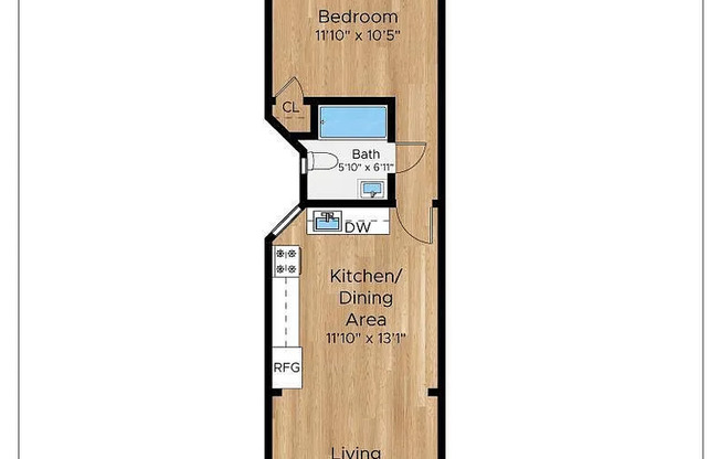 1 bed, 1 bath, $3,150, Unit # #C