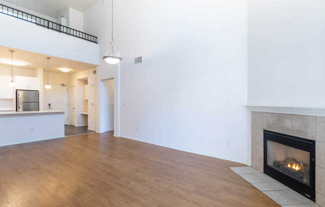 Living Room with Hard Surface Flooring
