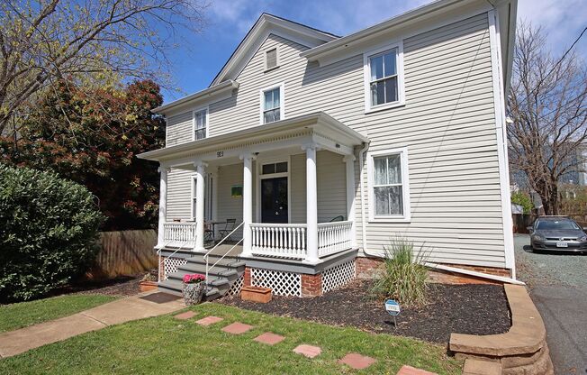 Charming & Renovated Downtown Home .5 Mile From UVA Medical Center (Lease Pending)