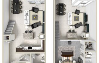 1 bed, 1.5 baths, 965 sqft, $3,300, Unit 1616 - 210