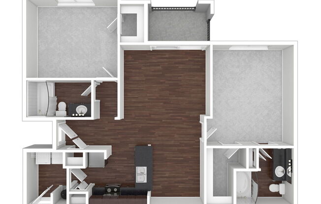 2 beds, 2 baths, 1,084 sqft, $1,745