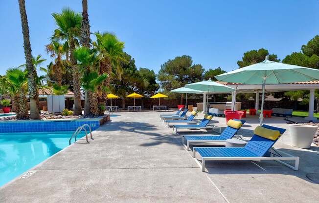 the swimming pool at the resort