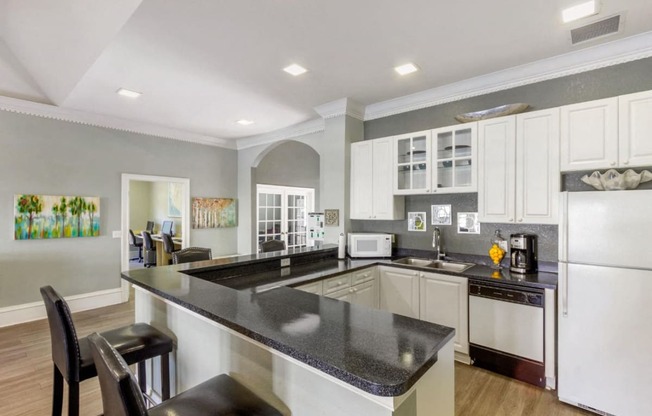Clubhouse fully equipped kitchen area