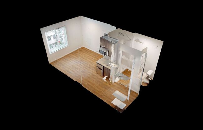 Studio, 1 bath, 186 sqft, $1,445, Unit 410
