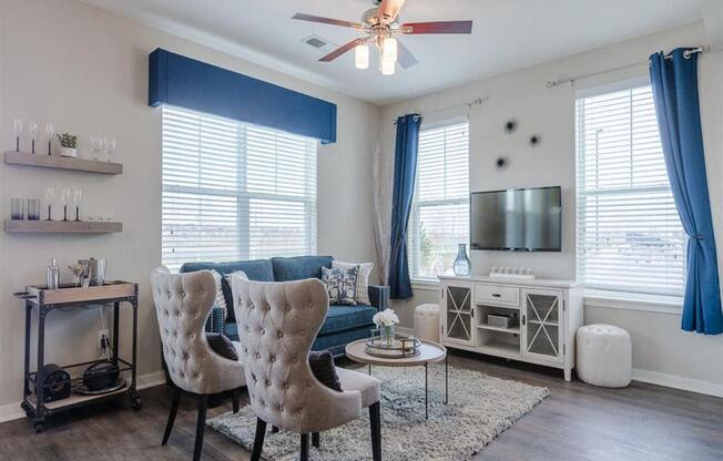 Living Room at Watermark on Twenty Mile, Colorado