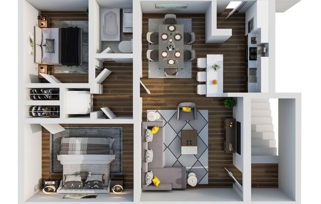 2 beds, 1 bath, 960 sqft, $875, Unit 2208 A