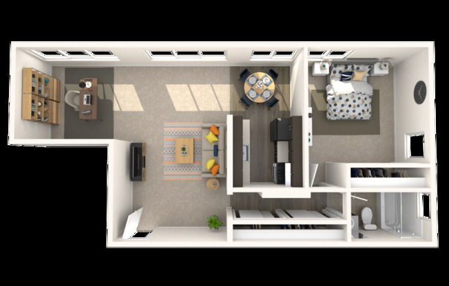 1 bed, 1 bath, 700 sqft, $1,295, Unit 201