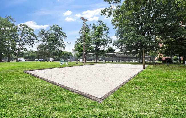Volleyball Court at The Graham at Southern Towers, Alexandria, Virginia