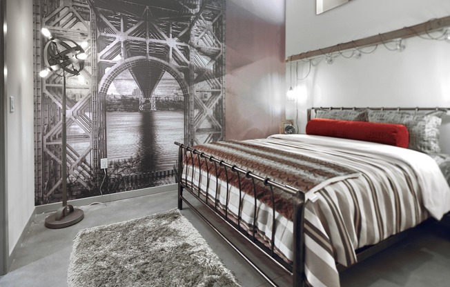 Elegant Master Bedroom Incorporates Historic Elements