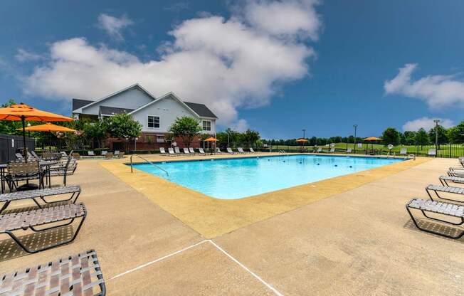 Outdoor Swimming Pool at Park at Forest Hill, Tennessee, 38125
