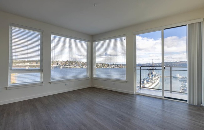 High Ceiling Living Area at Marina Square, Bremerton, WA