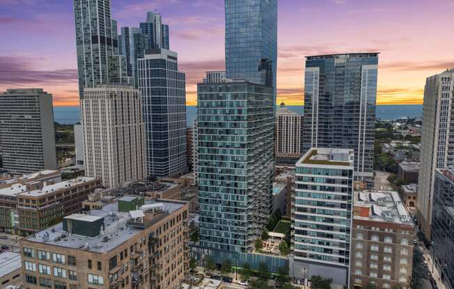 Tall Buildings at One 333, Chicago, Illinois, 60605