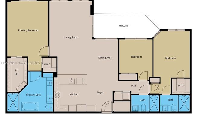 3 beds, 3 baths, $7,800, Unit APARTMENT 1003