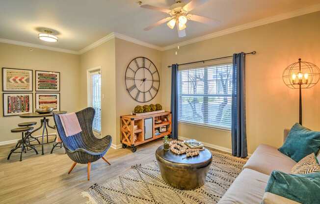 Model. Living Room- The Atlantic Station