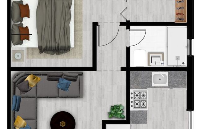 1 bed, 1 bath, 568 sqft, $2,290, Unit 11- Unit 07