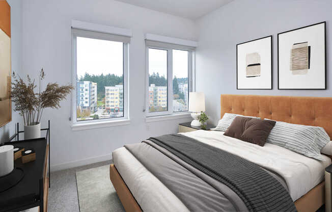 Bedroom with Hard Surface Flooring