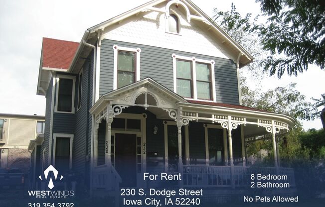 $5,000 | 8 Bedroom, 2 Bathroom Single Family Home | No Pets* | Available for August 1st, 2026 Move In!