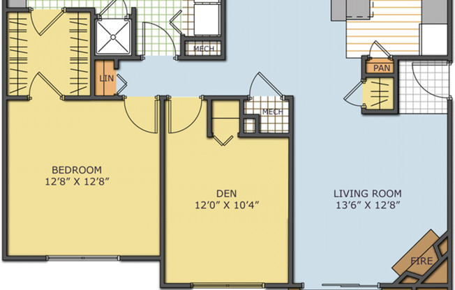 2 beds, 1 bath, 1,062 sqft, $1,365