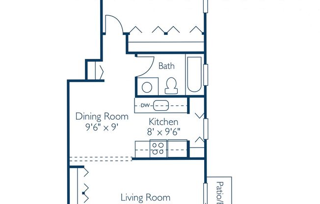 1 bed, 1 bath, 697 sqft, $1,249, Unit 03-141205