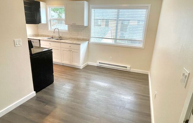 Newly renovated 2 bedroom condo with off-street parking