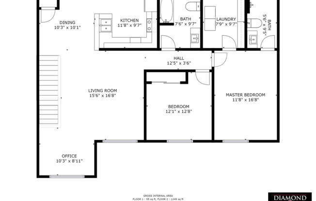 2 beds, 2 baths, $1,515, Unit 2766-10