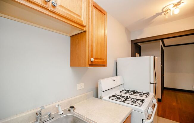 One Bed in Arlington Heights, Across from Metra!