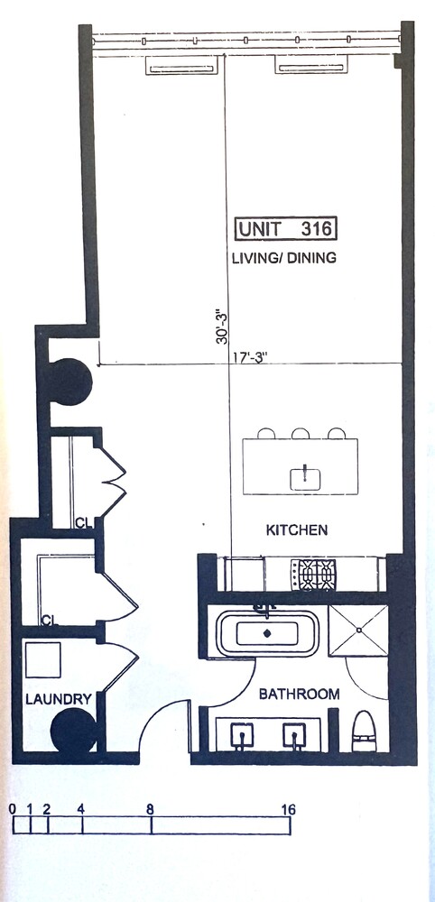 Studio, 1 bath, 843 sqft, $5,000, Unit 316