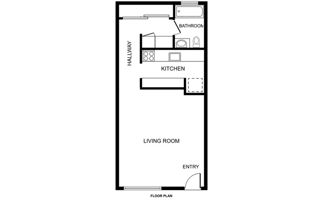 Studio, 1 bath, 500 sqft, $1,595, Unit 045#34