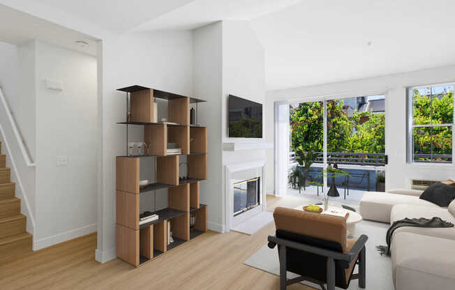 Living Room with Hard Surface Flooring