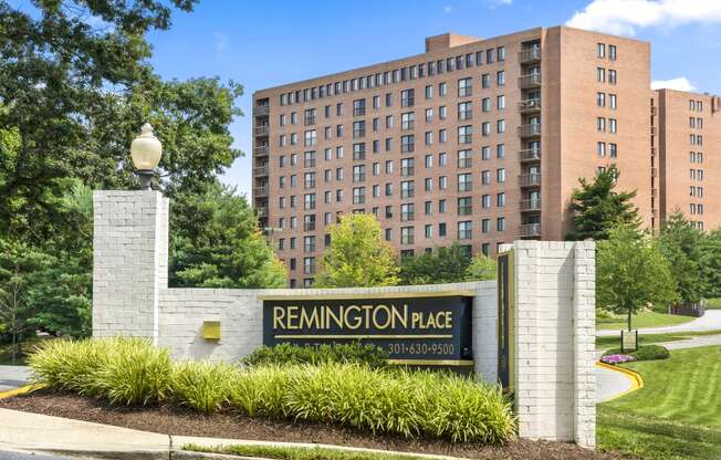 beautiful landscape exterior  at Remington Place, Fort Washington, MD