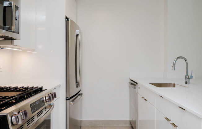 Kitchen with Stainless Steel Appliances
